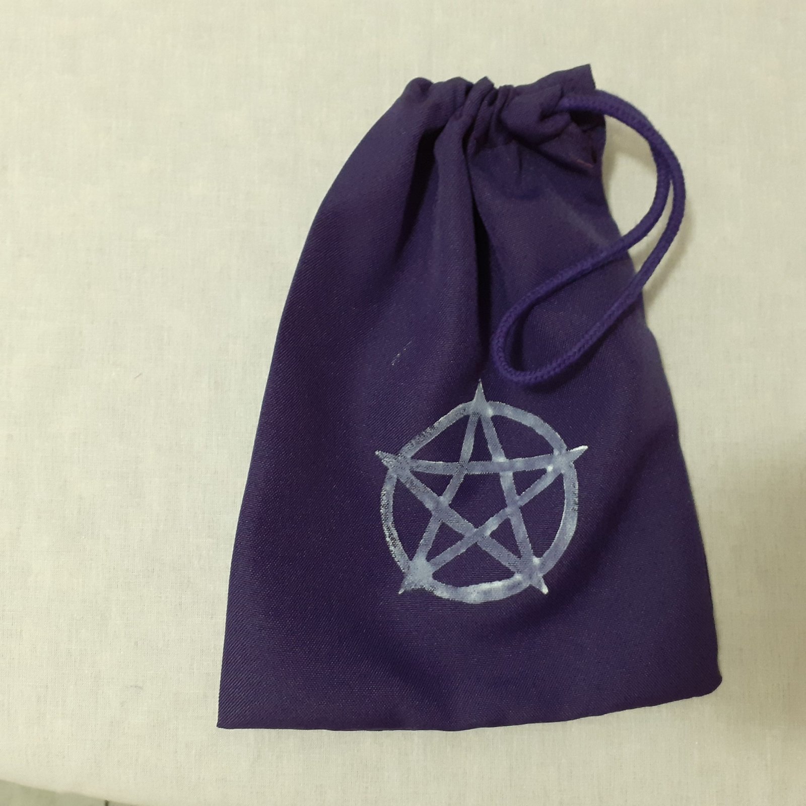 Estojo/saquinho Pentagrama Para Guardar Tarot E Oráculos