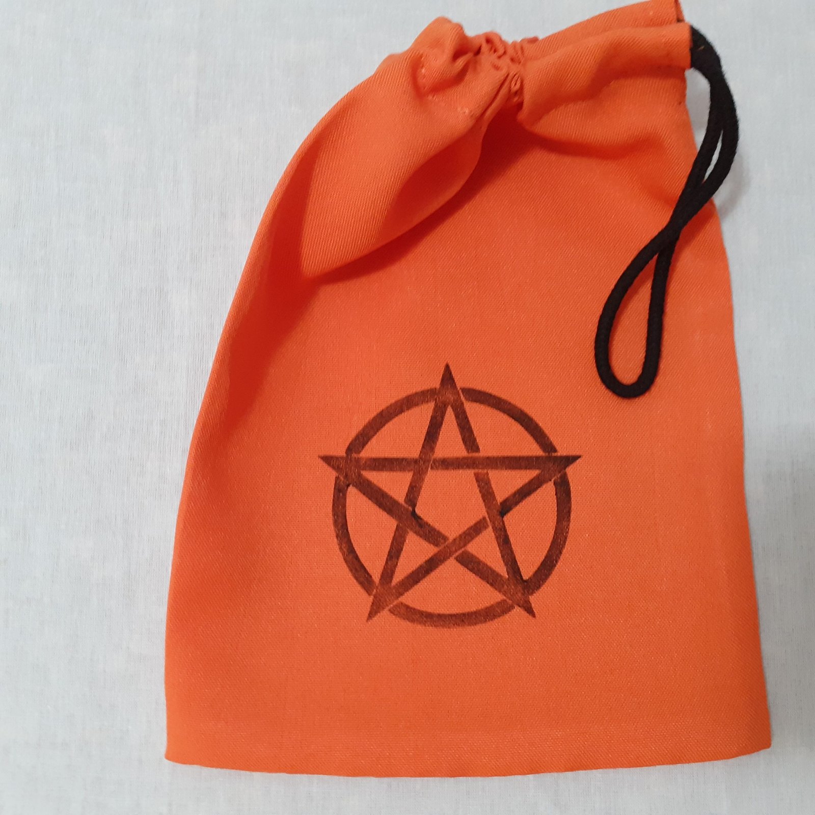 Estojo/saquinho Pentagrama Para Guardar Tarot E Oráculos