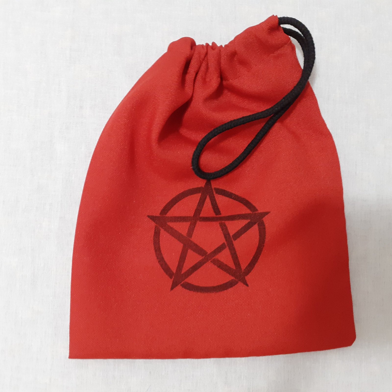 Estojo/saquinho Pentagrama Para Guardar Tarot E Oráculos