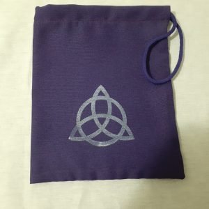 Estojo/saquinho Triquetra Para Guardar Tarot E Oráculos