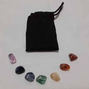 Kit Pedras Roladas 7 Chackras - saquinho