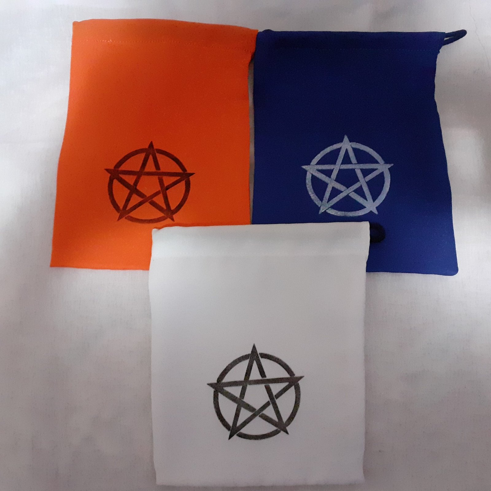 Kit (3 Estojos) Para Guardar Tarô E Oráculos-pentagrama