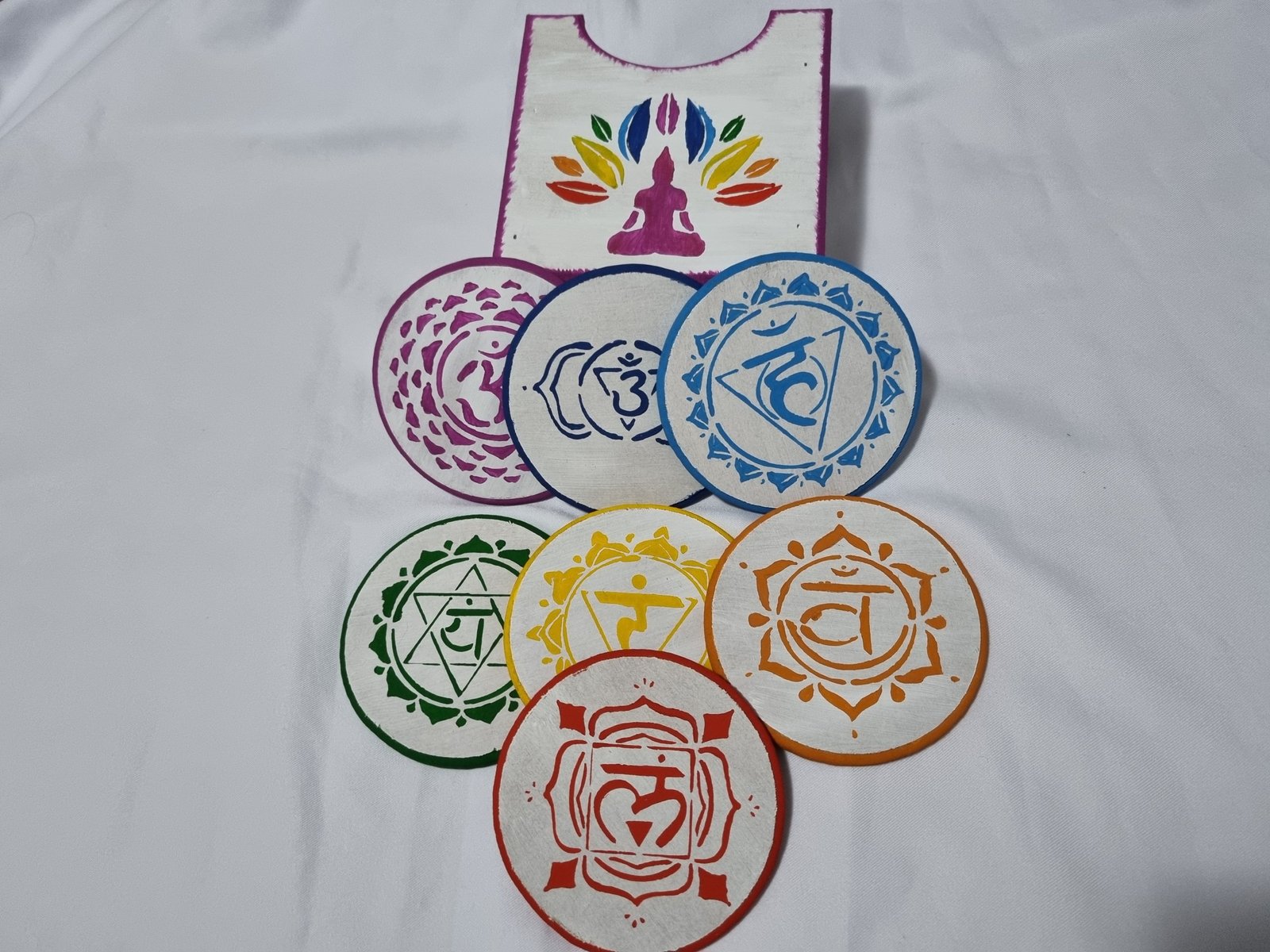 Porta copos zen - sete chakras