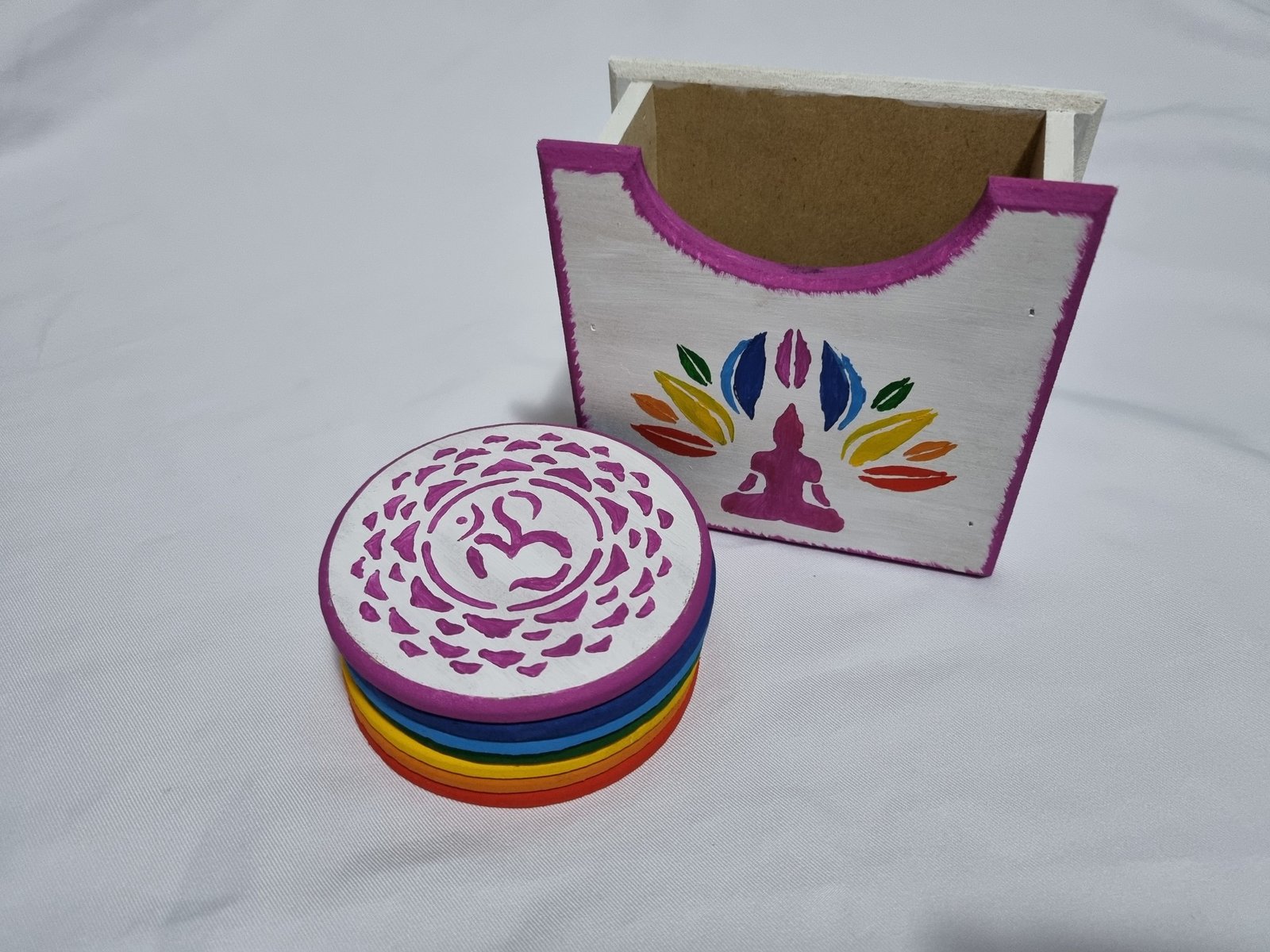 Porta copos zen - sete chakras
