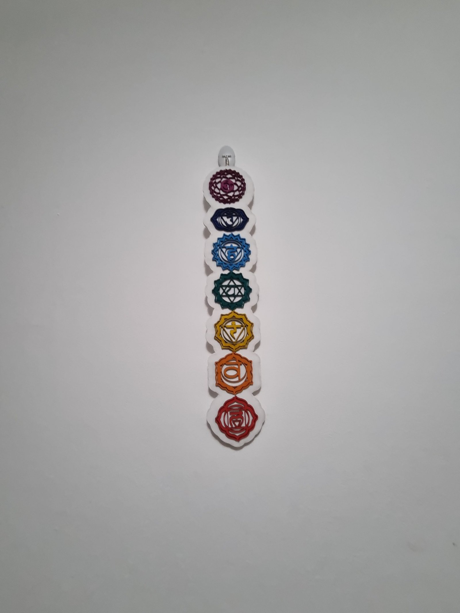 Quadro placa sete chakras